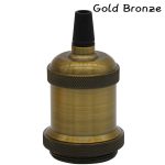 Vintage Retro Edison Lamp E27 Socket Pendant Lights Bulb Socket Screw Base Aluminum Light Industrial Retro Lamp Holder Fitting