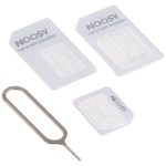JAVY – Adaptateur pour carte SIM pour Smartphones, accessoire pour nano cartes, kit de connexion pour IPhone 6, 7 plus, 5S, et Huawei P8 Lite, P9, Xiaomi Note 4 Pro, 3S, Mi5, support de sim
