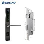 European waterproof biometric fingerprint door Locks electronic Smart door lock RFID Card code lock For Aluminum Glass Door