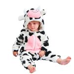 Bébé garçon et filles barboteuses animaux dessin animé enfants vêtements nouveau-né bébé combinaison chaude printemps automne hiver pour garçon snowsuit