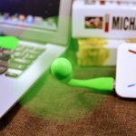 Creative USB Fan Flexible Portable Mini Fan and USB LED Light Lamp For Power Bank & Notebook & Computer Summer Gadget