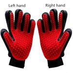 Fashion Rubber Pet Bath Brush Environmental Protection Silicone Glove for Pet Massage Pet Grooming Glove Dogs Cats Pet supplies