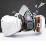 3M 6200 Gas Mask Paint Spraying Safety Work Half Face Respirator Industry Dust Mask With Filter