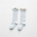 Chaussettes montantes en coton avec dentelle pour enfants, bas à volants, bon marché, pour filles, princesse, jambières, livraison gratuite
