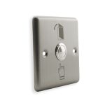 Metal Stainless Switch door exit button push to open Home Release Button with LED Light For Access Control Lock System NO/COM