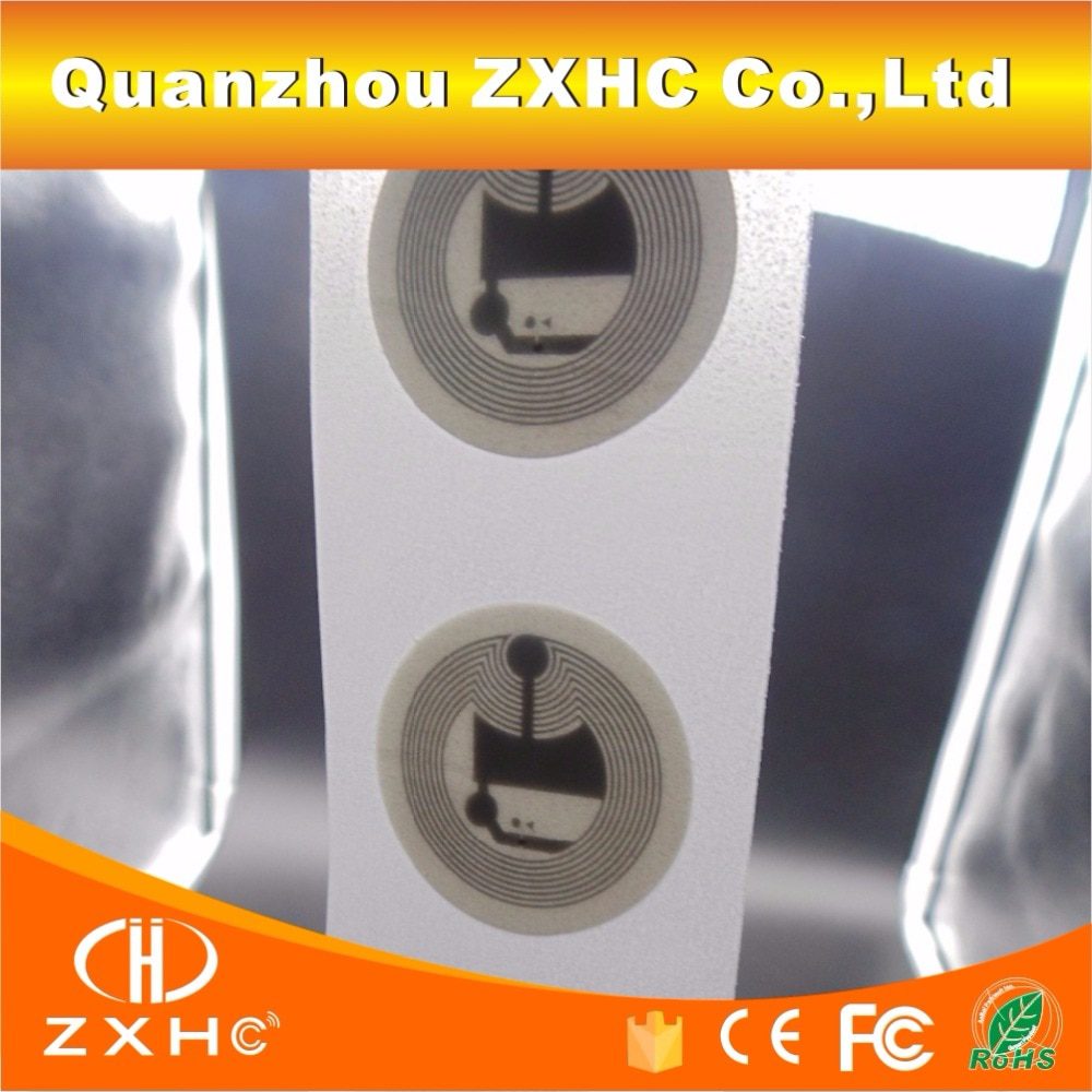 (10PCS/LOT) 25mm White NFC Stickers Protocol ISO14443A13.56MHz NTAG 213 Universal Label RFID Tags and All NFC Phones – Image 6