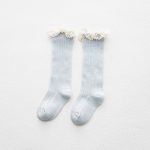 Chaussettes montantes en coton avec dentelle pour enfants, bas à volants, bon marché, pour filles, princesse, jambières, livraison gratuite