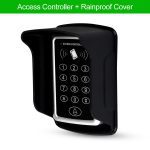 RFID Keypad Keyboard Access Control System Waterproof Cover Outdoor 10pcs EM4100/TK4100 Keyfobs Door Opener for Home Lock System