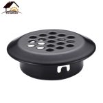 Myhomera 6pcs Wardrobe Cabinet Mesh Hole Air Vent Core Vents Convex Flat Louver Ventilation Cover Stainless Steel 19mm/25mm/53mm