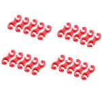 20 pièces de Clips de Style S pour câble de frein de vélo vtt, Guide de tuyau de boucle, Clip de ligne transversale de vélo
