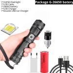 Drop Shipping xhp50.2 most powerful flashlight 5 Modes usb Zoom led torch xhp50 18650 or 26650 battery Best Camping, Outdoor