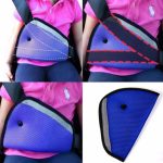 Dispositif de réglage de la ceinture de sécurité pour voiture, Triangle de Protection respirant, pour bébé, pour enfants
