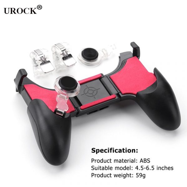 5 en 1 PUBG contrôleur Mobile manette de jeu feu libre L1 R1 déclenche PUGB manette de jeu Mobile poignée de clavier pour SmartPhone iPhone