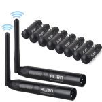 ALIEN 2.4G ISM Wireless DMX 512 Dfi Controller XLR Receiver Transmitter For Disco DJ Party Bar Stage PAR Moving Head Laser Light