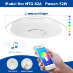 OFFDARKS Modern LED ceiling Lights home lighting 36W 48W 52W 72W APP Bluetooth Music light bedroom lamps Smart ceiling lamp