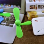Creative USB Fan Flexible Portable Mini Fan and USB LED Light Lamp For Power Bank & Notebook & Computer Summer Gadget