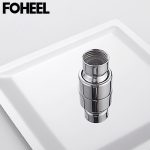 FOHEEL 6 and 8 inch shower head stainless steel shower head water saving bathroom rain spa square handheld shower head
