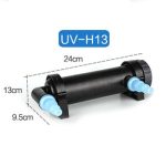 JEBO 220~240V 5W~36W UV Sterilizer Lamp Light Water Cleaner For Aquarium Pond Fish Tank Ultraviolet Filter Clarifier