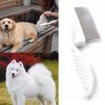 Home Pet Animal Care Comb Protect Flea Comb for Cat Dog Pet Stainless Steel Comfort Flea Hair Grooming Comb PCCYTM335