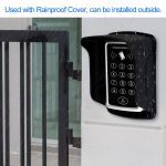 RFID Keypad Keyboard Access Control System Waterproof Cover Outdoor 10pcs EM4100/TK4100 Keyfobs Door Opener for Home Lock System