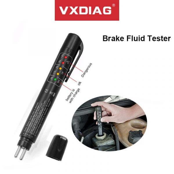 Universal car accessories Brake Fluid Tester diagnostic tools Accurate Oil Quality 5 Leds Auto Vehicle brake fluid testing tool