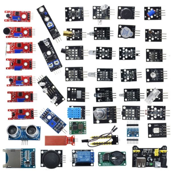 Kit de senseurs UNO R3 MEGA2560, module 45 en 1, mieux que 37 en 1, pour Arduino, kit de démarrage