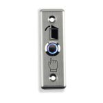 Metal Stainless Switch door exit button push to open Home Release Button with LED Light For Access Control Lock System NO/COM