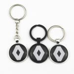 3D Metal Car Key Chain Key Ring Keyring For Renault Megane 2 3 Duster Logan Clio Laguna 2 Captur Car Accessories Car Styling