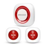 SOS GSM Panic Button Senior Emergency Alarm Safe System Caregiver Emergent Alert For Old People Patience