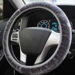 1Pc Soft Plush Car Steering Wheel Cover for Winter Universal Elastic Interior Case Cover Accessories
