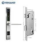 European waterproof biometric fingerprint door Locks electronic Smart door lock RFID Card code lock For Aluminum Glass Door