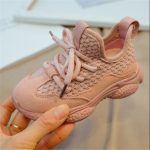 2021 nouveau Printemps/Automne Enfants Chaussures Enfant En Bas Âge Unisexe Garçons Filles Sneaker Maille Respirant Mode Décontracté Enfants Chaussures Personnaliser Logo