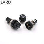 5pcs/lot 5*20mm 6*30mm Glass Fuse Holders 5x20 6x30 Insurance Tube Socket Fuse Holder For Insurance Panel Mount Fuse Holder