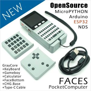 M5Stack nouvelle offre! ESP32 – ordinateur de poche Open Source avec clavier, PyGamer, calculatrice pour Micropython Arduino