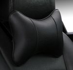 Artificial Leather Car Neck Pillows Support Comfortable Universal Single Headrest Fit For Most Auto Accessories Fills Fiber