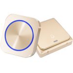 SMATRUL Self Powered Waterproof Wireless DoorBell Door Bell Night Light No Battery EU Plug Smart Home 1 2 Button 1 2 Receiver