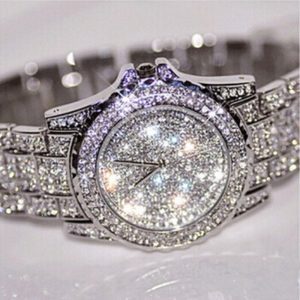 Feminino Relogio Women Watches Crystal Full Steel Ladies Wristwatch Quartz Woman reloj hombre montre femme zegarek damski saati