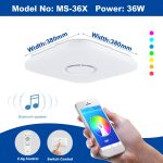 OFFDARKS Modern LED ceiling Lights home lighting 36W 48W 52W 72W APP Bluetooth Music light bedroom lamps Smart ceiling lamp