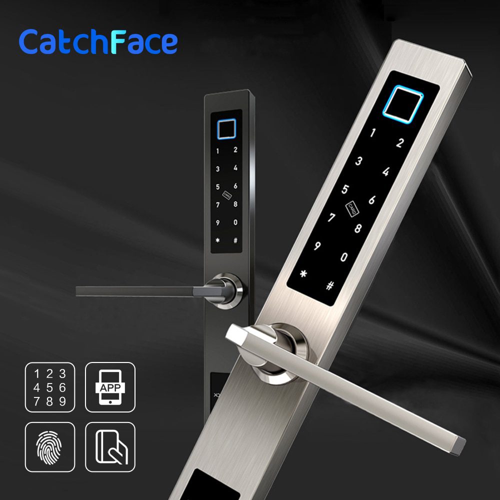 Waterproof-European-Style-Bluetooth-Fingerprint-Lock-Electronic-Smart-door-lock-For-Aluminum-Glass-Door Waterproof European Style Bluetooth Fingerprint Lock Electronic Smart door lock For Aluminum Glass Door