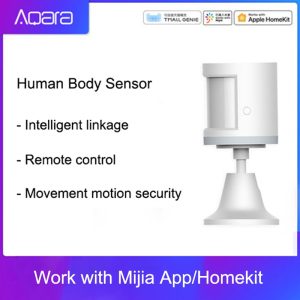 100% Aqara Human Body Sensor ZigBee Movement Motion Security Wireless Connection Light Intensity Gateway 2 Mi home APP