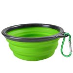 Dog 2 in 1 Bottle Pet Feeder Dog Water Bottle Collapsible Folding Bowl Travel Outdoor Food Water Storage For Cat Dog