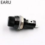 5pcs/lot 5*20mm 6*30mm Glass Fuse Holders 5x20 6x30 Insurance Tube Socket Fuse Holder For Insurance Panel Mount Fuse Holder