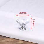 KAK Luxury Diamond Crystal Handles Shoebox Cabinet Handles Closet Dresser Drawer Knobs Wardrobe Pulls Pullers Furniture Hardware