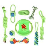 14style Pet Dog Toys Cotton Ball Puppy Chew Molar Toy Teeth Clean Green Rope Durable Braided Rope Funny Tool For Outdoor Traning