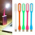 Creative USB Fan Flexible Portable Mini Fan and USB LED Light Lamp For Power Bank & Notebook & Computer Summer Gadget
