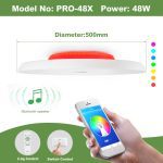 OFFDARKS Modern LED ceiling Lights home lighting 36W 48W 52W 72W APP Bluetooth Music light bedroom lamps Smart ceiling lamp