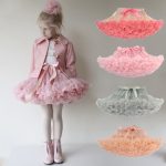 Jupe tutu à peluche pour petites filles, mini jupe princesse en tulle, pour fête, danse, pour enfants