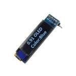 UMProb – Carte d'affichage de 0,91 pouces, 128x 32, blanc, bleu, OLED, LCD, affichage, IIC, I2C, pilote, IC, DC, 3.3 V, 5 V, bricolage,