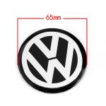 4pcs 56mm 60mm 65mm 75mm 90mm Black Car Wheel Center Hub Cap Badge Logo Emblem Decal Wheel Sticker Styling For VW