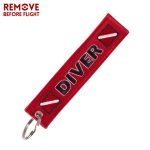 Motorcycle Car keychain Freedom key tag Embroidery yellow key chain key holder OEM key ring for Aviation Gifts Jewelry llavero